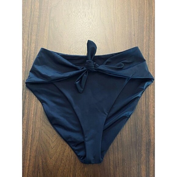 Good American Waist Cincher Bikini Bottom in Black 0 XSmall New swimsuit - Picture 5 of 12